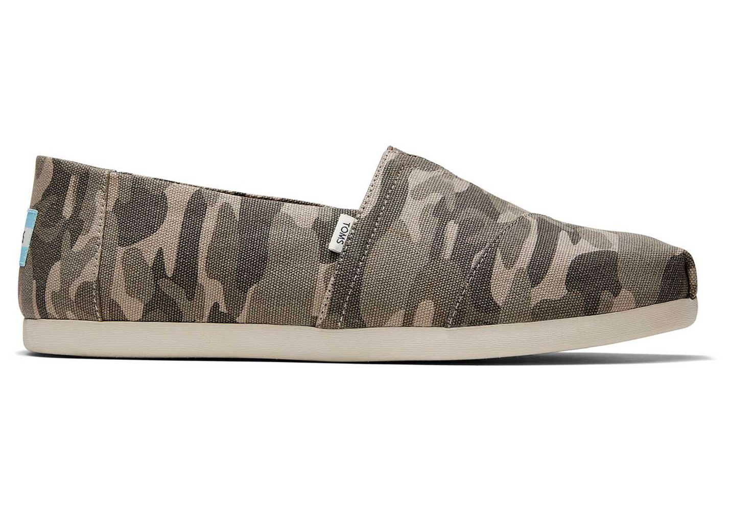 Toms Espadryle Męskie Jasny Szare - Alpargata Forest Camo - 58RPWOVLH